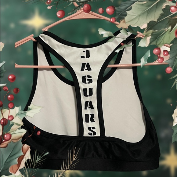 Rebel Athletic Cheer Crop Top - Black and Yellow - Picture 2 of 3